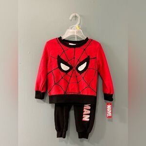 NWT … MARVEL “Size: 18 Months” Spider-Man Jogging Outfit